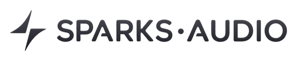 Sparks Audio, for light backgrounds